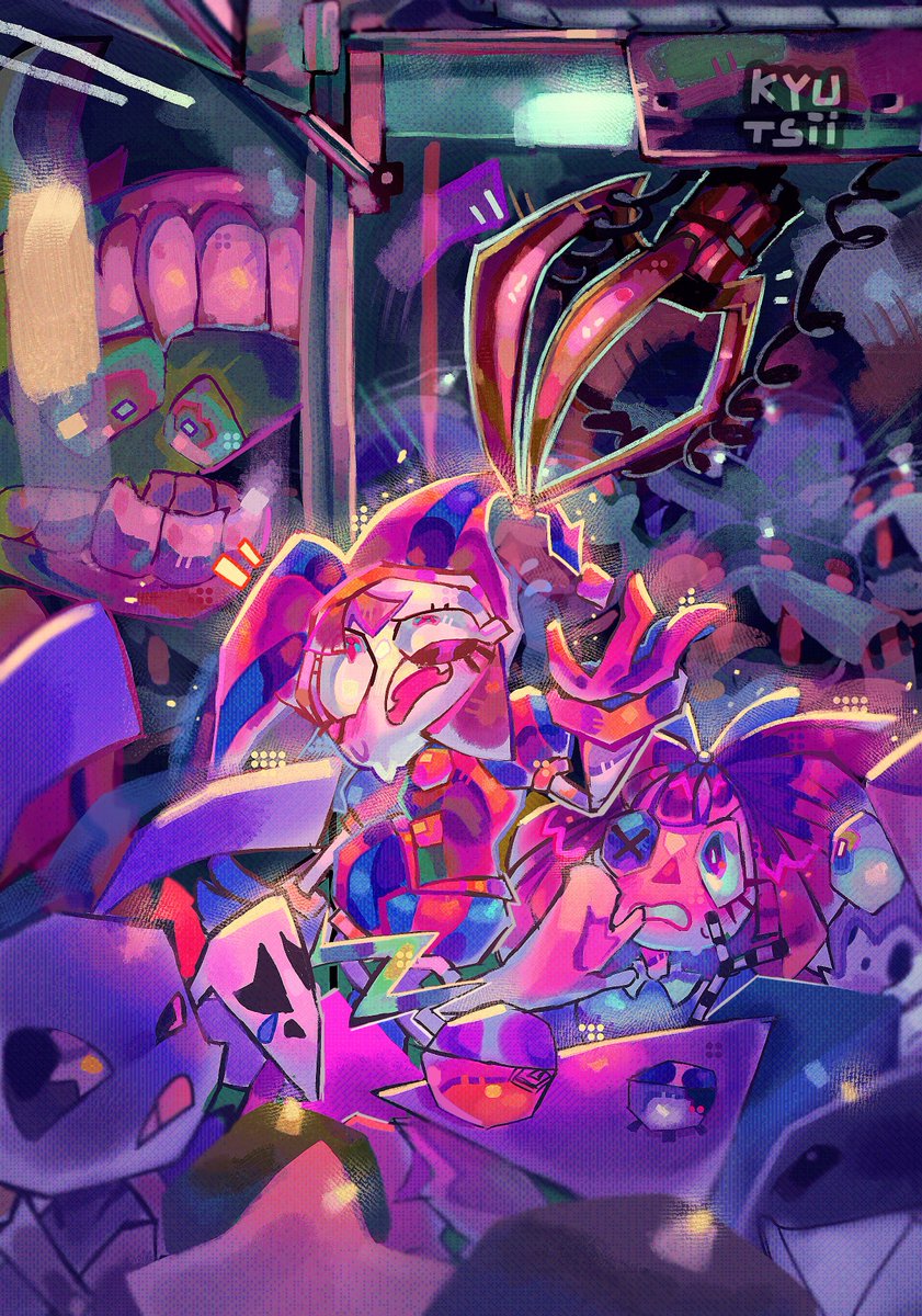 kyutsii_'s tweet photo. Posting this again bc I’m proud of it sorry 🧍‍♂️ caine put them in the claw machine #theamazingdigitalcircus https://t.co/5WosJqR8jJ