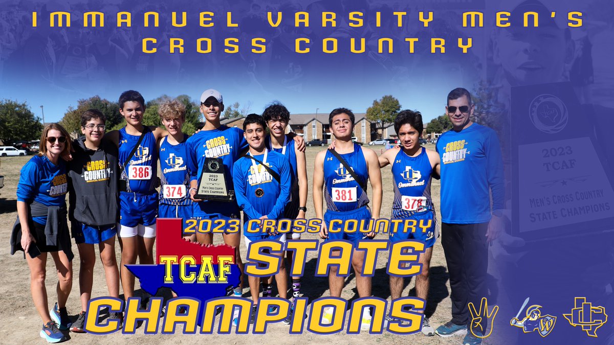 CONGRATULATIONS! Your Varsity Men’s Cross Country Team are 2023 TCAF State Champions! 🏆 #ICXC23 👟 #GoWarriors ⚔️ #DubsUp ⚔️