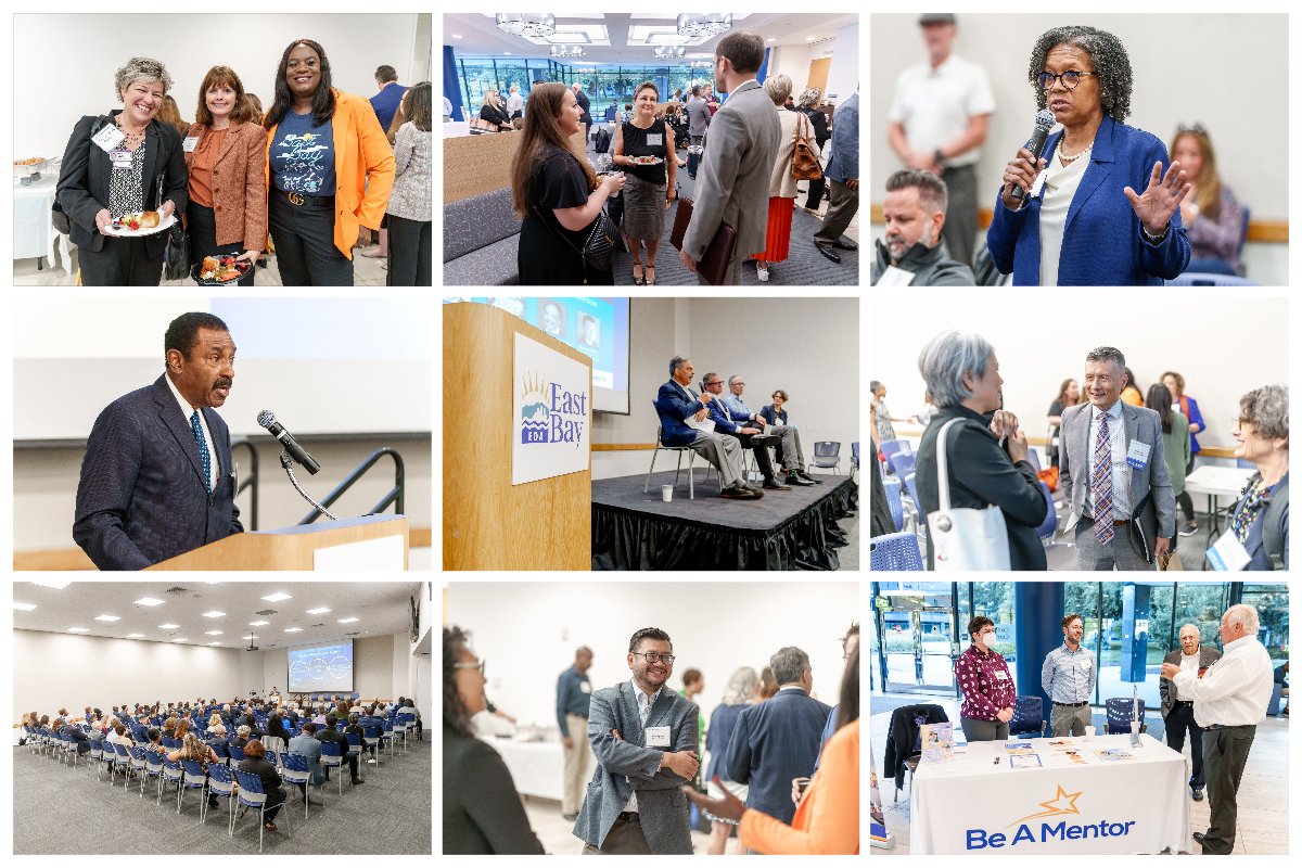 Photos are up for #ResilientEastBay, our 2023 membership meeting held this week in Pleasanton! Thank you to all our event partners and sponsors, including @BankofAmerica @SouthwestAir @PortofOakland @PGE4Me. Check out the gallery! 📸 ow.ly/tBXW50PZbUg #EastBayEDA #EastBay