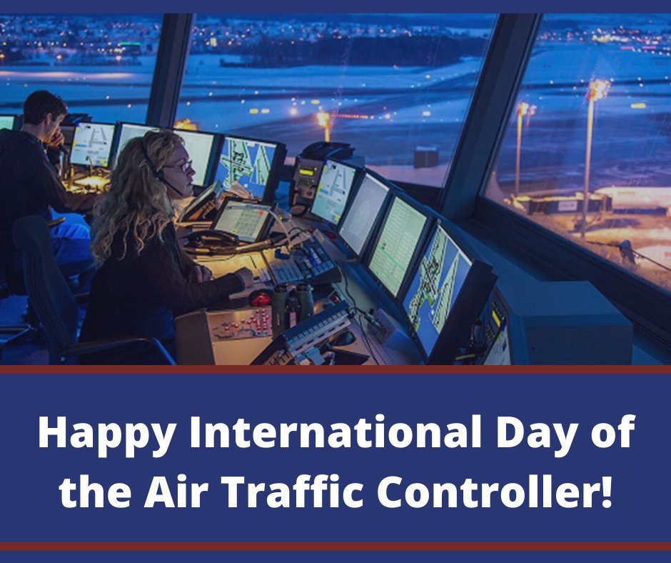 In honor of #InternationalDayoftheAirTrafficController, we want to say thank you to each of the individuals who work so hard to keep us safe flying across the skies from takeoff to landing. We appreciate you today and every day!
