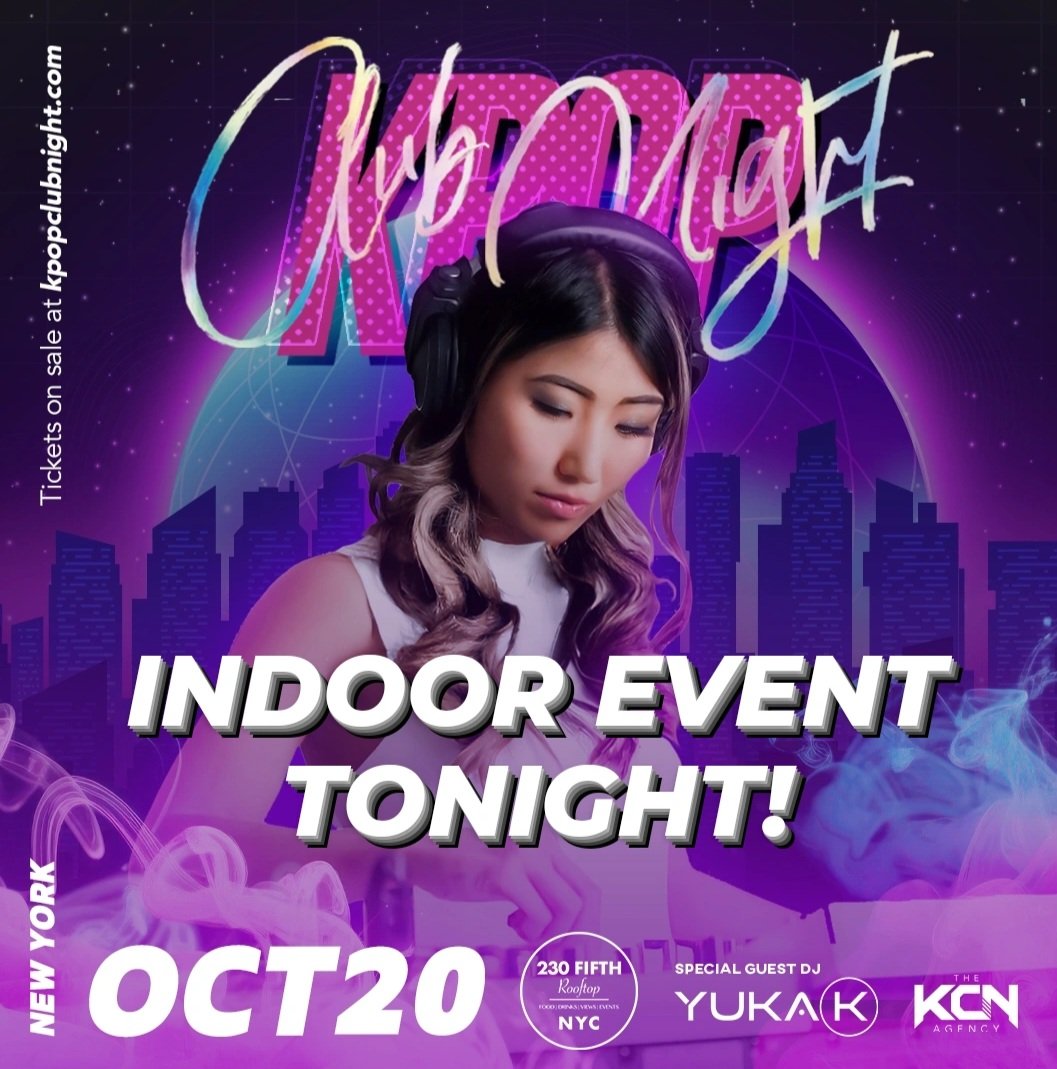 dj_yuka's tweet photo. See you tonight New York at 230 Fifth! #NYC #Kpop #NY #뉴욕시티 #뉴욕  #ニューヨーク #KpopDJ https://t.co/vwucBZNwNB