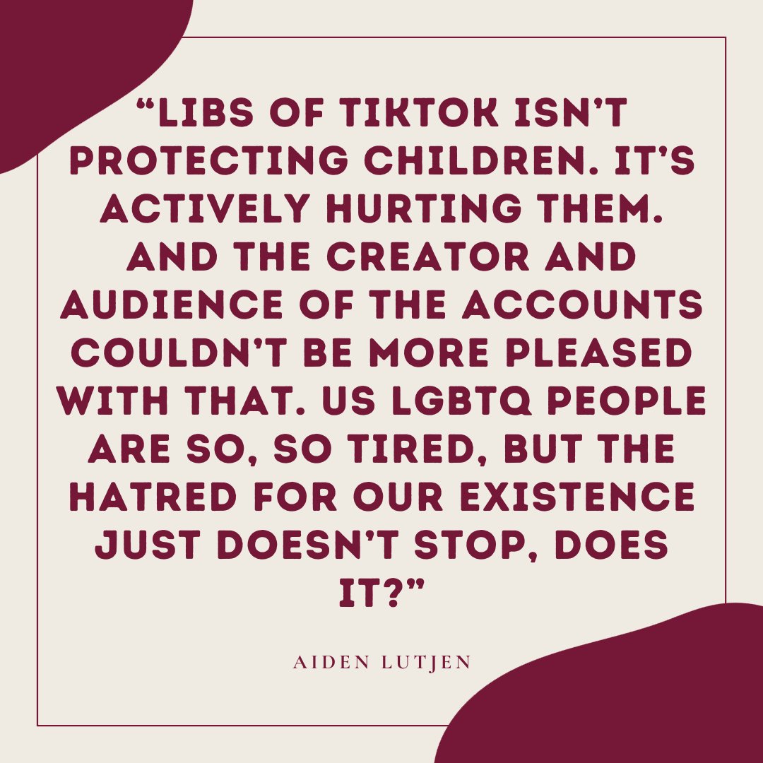 Article Title: “Libs of TikTok” Tip Bomb Threats Towards LGBTQ Targets

"Queer rights and communities are once again under attack by conservatives."

Read more: augsburgecho.com/2023/10/16/lib…