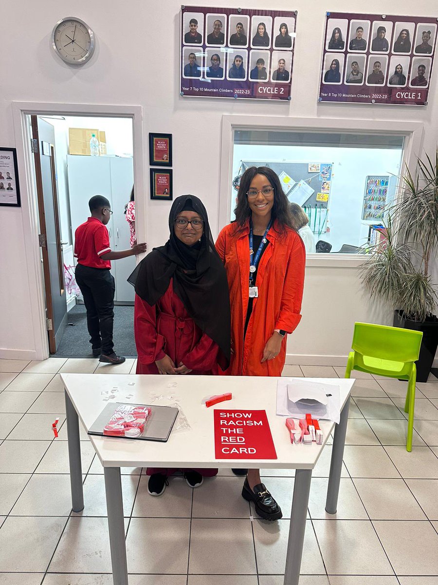 Today, Team Trinity wore red for #WRD23 to fundraise money for <a href="/SRTRC_England/">Show Racism the Red Card</a> <a href="/FStewartHistory/">Funmilola Stewart</a> #ShowRacismtheRedCard ❤️