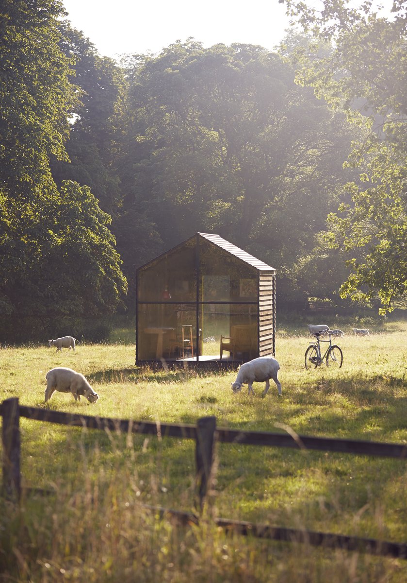 northlandforest's tweet photo. A project we keep coming back to: this garden shed, designed by @nathaliedeleval for Sir Paul Smith, features Cambia by NFP® thermally modified ash. Inspired by George Bernard Shaw’s writing hut, it can rotate by hand on a platform.

A collab with @ahec_europe

PC: Petr Krejci https://t.co/Ql3r0sESDB