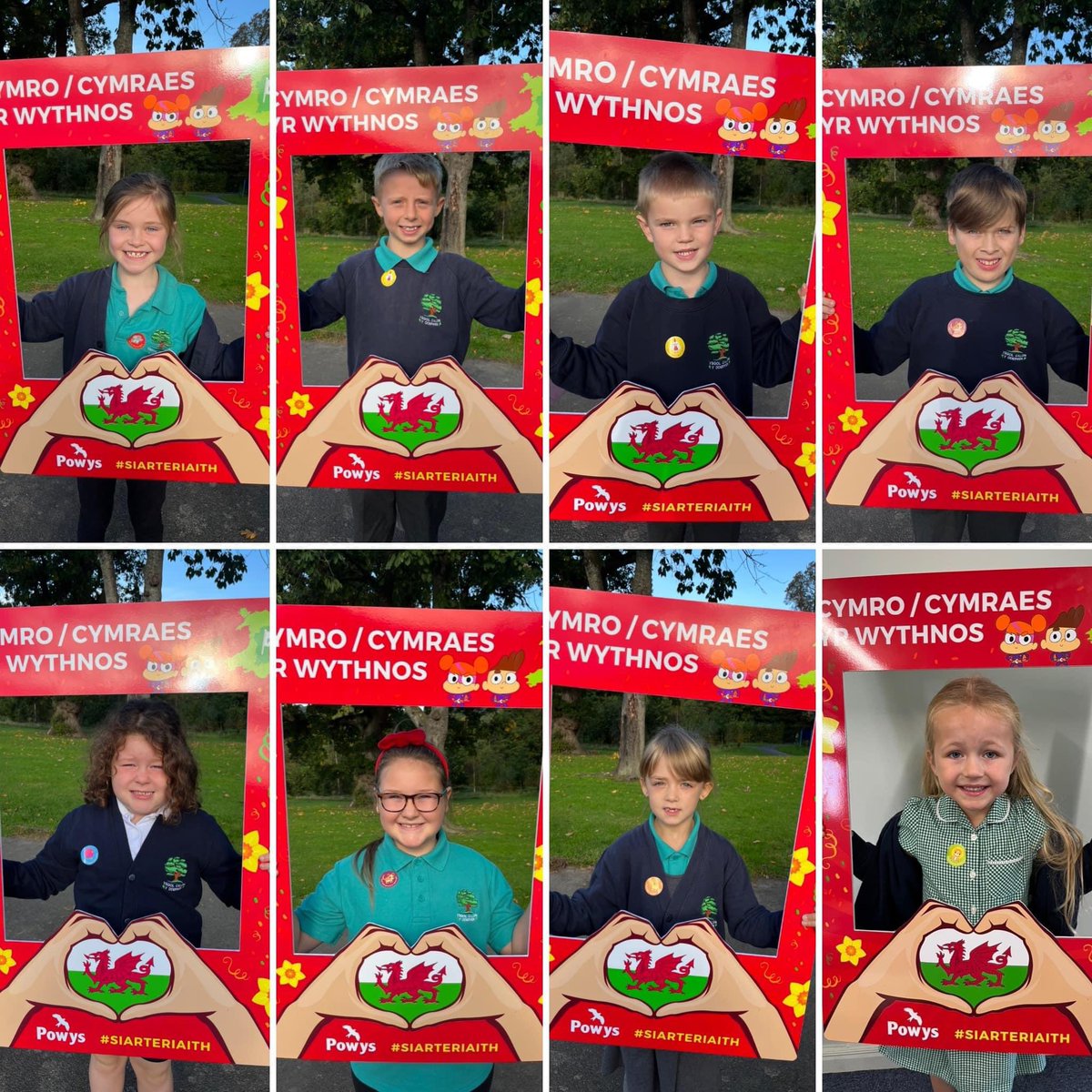 🏴󠁧󠁢󠁷󠁬󠁳󠁿 Cymro/ Cymraes Yr Wythnos 🏴󠁧󠁢󠁷󠁬󠁳󠁿 
Welsh Speakers of the week 👏 
Da iawn Miss Williams 🏴󠁧󠁢󠁷󠁬󠁳󠁿❤️ 
These children have been using their Welsh skills by sharing manners in Welsh, asking good questions and creating Welsh games on the yard. Da iawn! 💬🚶👍