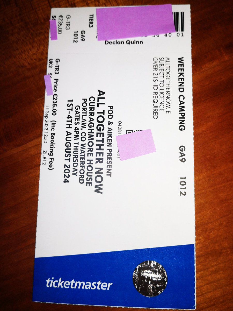 To win this Music Festival w/end Camping Ticket to "All Together Now - 2024" worth over €235, all you've to do is help us with fundraising &amp; promoting the "Galtyduff Wildlife Project"

See galtyduff.ie for full details.

#atn24
#GaltyduffWildlifeProject #AnyAmount