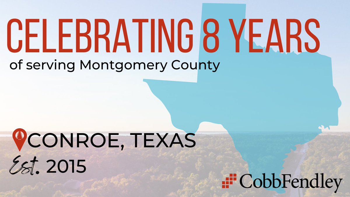 cobbfendley's tweet image. CobbFendley's Conroe office is celebrating its 8th anniversary #aroundtheBlock! We opened our Conroe office doors in 2015 to expand our services in the greater Houston area. It is wonderful to witness the progress and achievements that this office has made!