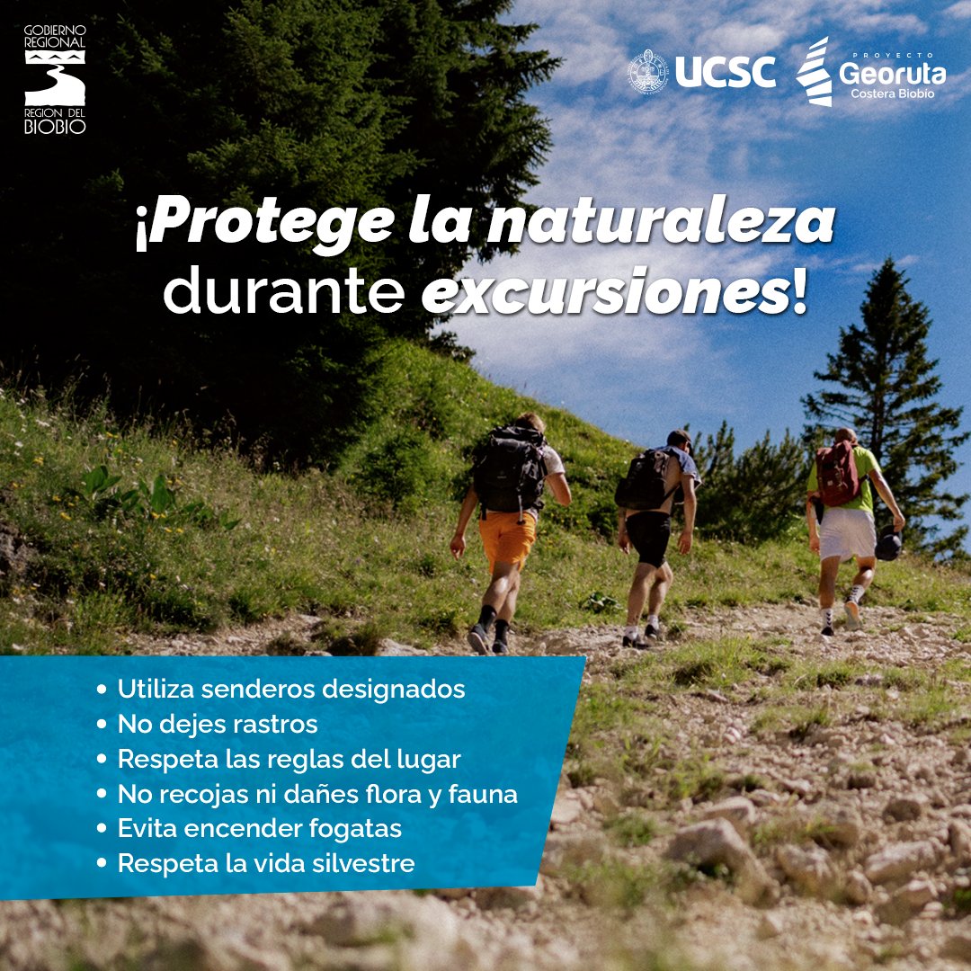 🌿En la semana de la Protección de la #Naturaleza, queremos recordarte lo importante que es cuidar la #biodiversidad que visitas en cada una de tus excursiones y paseos.👋 Te dejamos algunos consejos para que se te haga más fácil, en tus jornadas de #trekking o exploración.