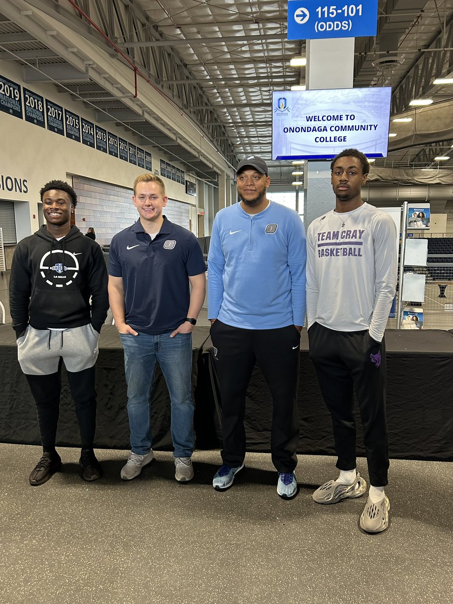 Really enjoyed my visit to <a href="/OnondagaMBball/">OnondagaMensBball</a> Thank you for the opportunity <a href="/MarquesMcKinney/">Marques McKinney</a> <a href="/JamesCrayy/">James Cray</a>