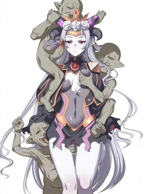 wip夕ナトリアvsゴブリン(R18/NSFW)ふとももの太さが右と左で全然違う事に最後まで気付けなかった修正辛い 