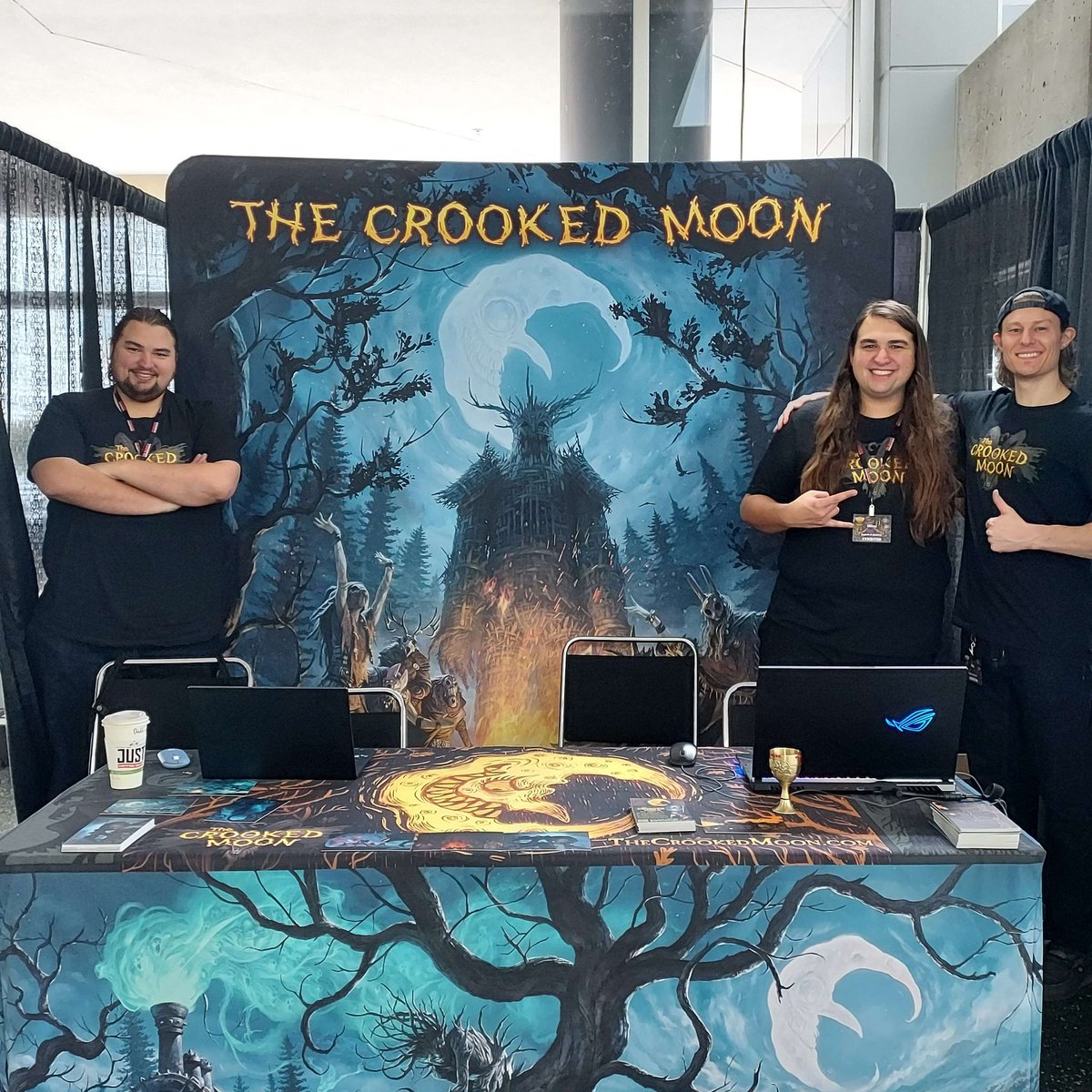 We're at #GameholeCon! Come stop by and say hello! We're talking The Crooked Moon!

#dnd #dnd5e #ttrpg