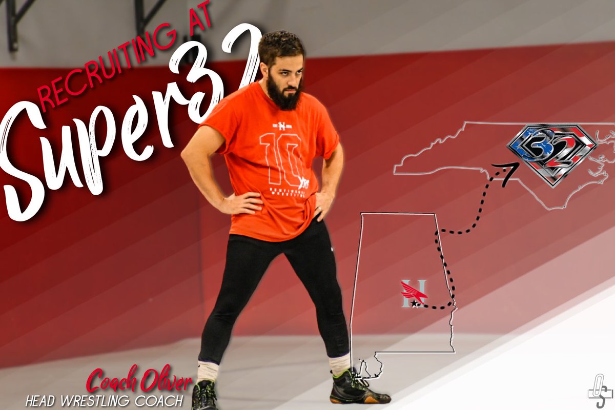 HC_MenWrestling's tweet photo. Find @CoachMattOliver at the @TheSuper32 this weekend recruiting!!

Looking for future Huntingdon Hawks

#Hawkem #D3wrestling https://t.co/gaQYEkPn5z