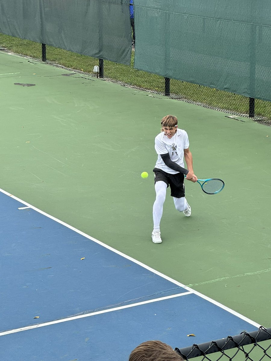 mvmarauders's tweet photo. Adam Koon’s MV tennis career concluded today in the state finals against undefeated Tyler Li (Culver). He has modeled what it takes to EARN success by embracing the will to prepare.  He finishes the season 24-4 &amp; his career 65-13.  We are proud of you Adam!

#GreatnessIsAProcess https://t.co/U5F5kLspAp