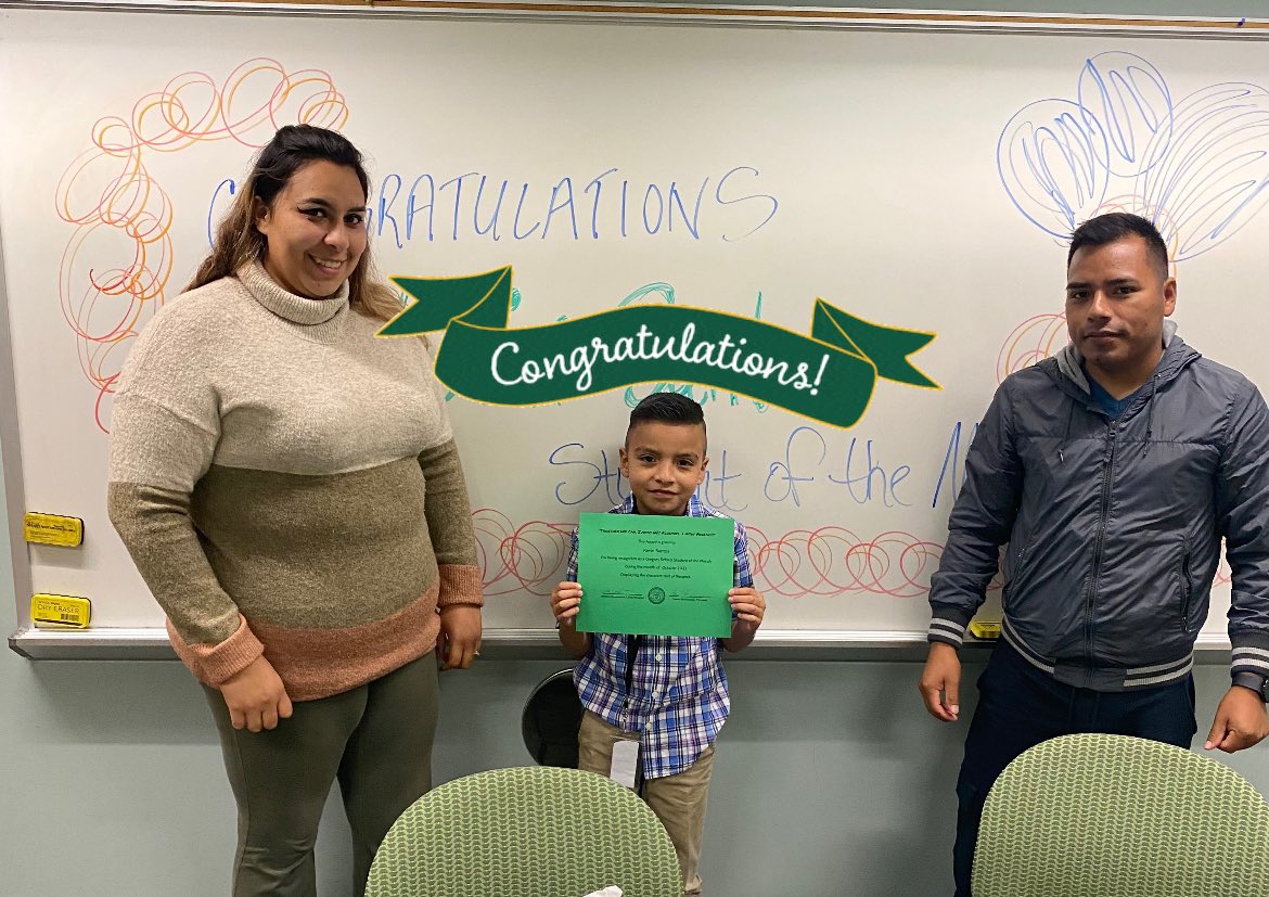 CONGRATULATIONS TO  KEVIN!!👏 GREGORY SCHOOL’S OCTOBER STUDENT OF THE MONTH! 🎉 #GregorySchoolLeaders