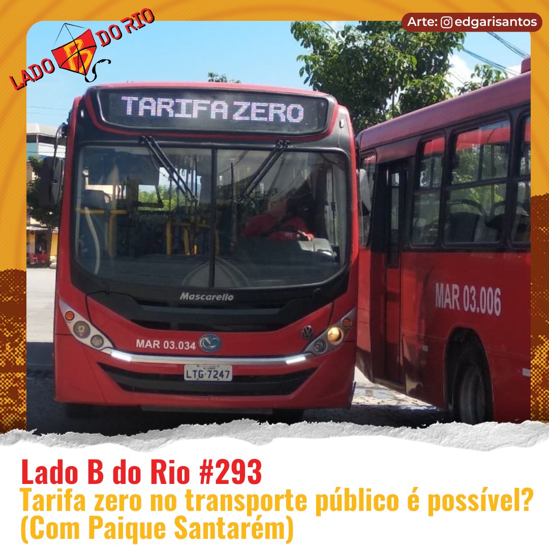 🔴BORA FALAR DE TARIFA ZERO? 

O Lado B pergunta e o <a href="/paiquedsl/">Paíque DSL</a> responde: sim! E mostra os exemplos e as possibilidades.

Programa imperdível com Caio Bellandi, <a href="/Daniel_falou/">E assim disse Daniel Soares:</a>  e <a href="/LuaraRamos/">L.</a>.

Na <a href="/orelo_cc/">Orelo</a>, no seu app de áudio e na <a href="/Centraltres/">Central3</a>: central3.com.br/293-tarifa-zer…