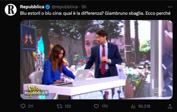 Immagino #Giambruno che approccia la la #Meloni per la prima volta:”ma questa camicia è nero carbone o nero fascio?”