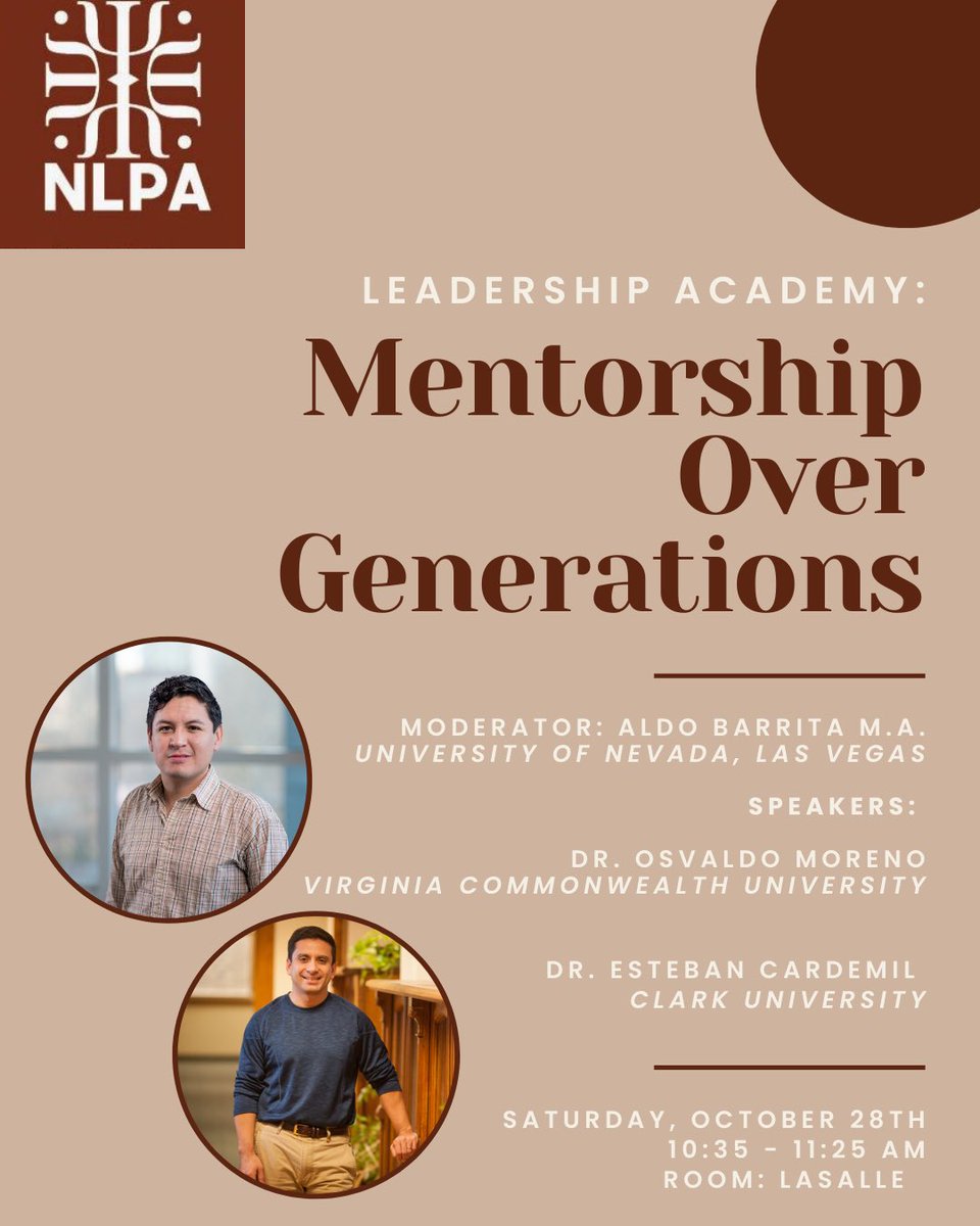 Dr. Aldo Barrita🇲🇽🏳️🌈✊🏾 (El Profe) (@aldobarrita) on Twitter photo Finally
We will have a nice chat with Drs. Esteban Cardemil & Oswaldo Moreno <a href="/DrOswaldoMoreno/">Oswaldo Moreno</a>
Two titans in Latinx Psych who once were mentor/mentee to discuss their career paths, challenges and advise for future Latinx Psychologists
You can’t miss it. Finally
We will have a nice chat with Drs. Esteban Cardemil & Oswaldo Moreno <a href="/DrOswaldoMoreno/">Oswaldo Moreno</a>
Two titans in Latinx Psych who once were mentor/mentee to discuss their career paths, challenges and advise for future Latinx Psychologists
You can’t miss it.