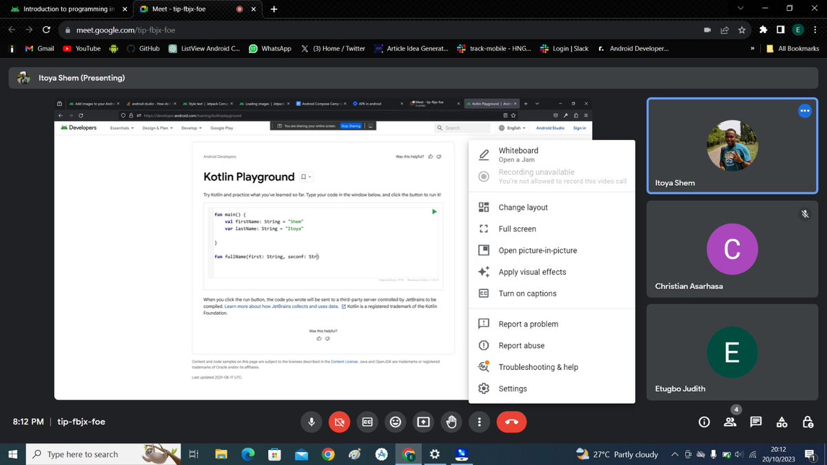 judith_etugbo's tweet image. #DevelopersStudentClub
#AndroidComposeCamp
#LearnConnectandGrow
#GdscUniben

@dsc_uniben 

It was a great evening session