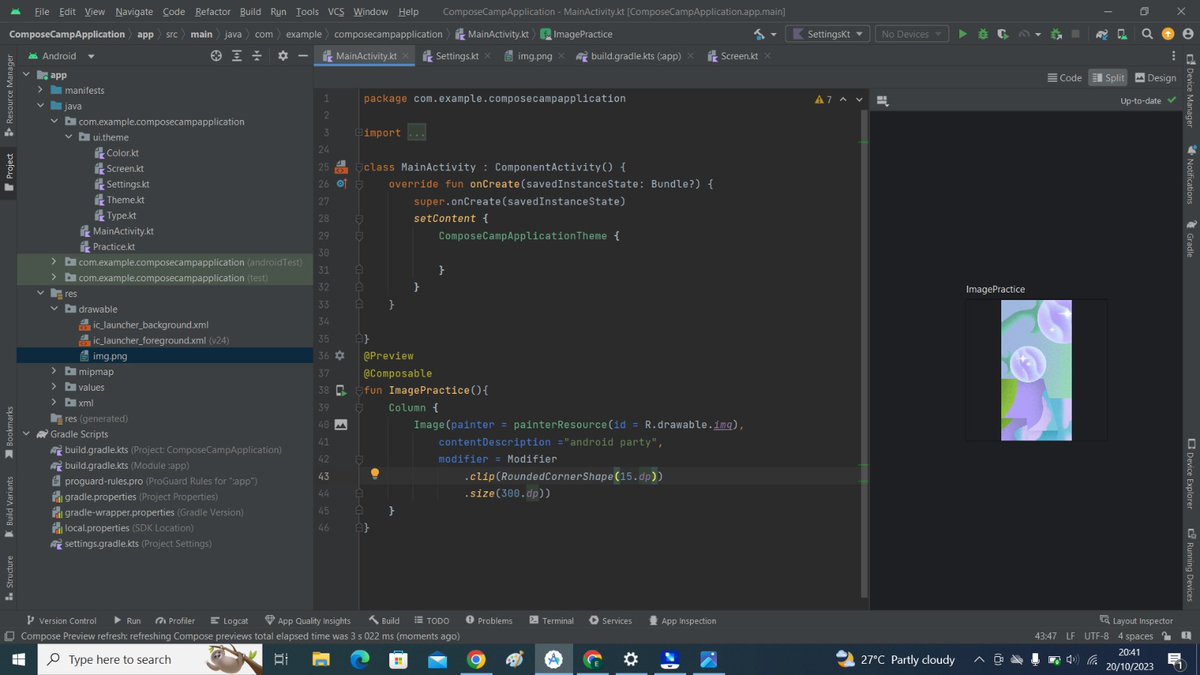 judith_etugbo's tweet image. #DevelopersStudentClub
#AndroidComposeCamp
#LearnConnectandGrow
#GdscUniben

@dsc_uniben 

It was a great evening session