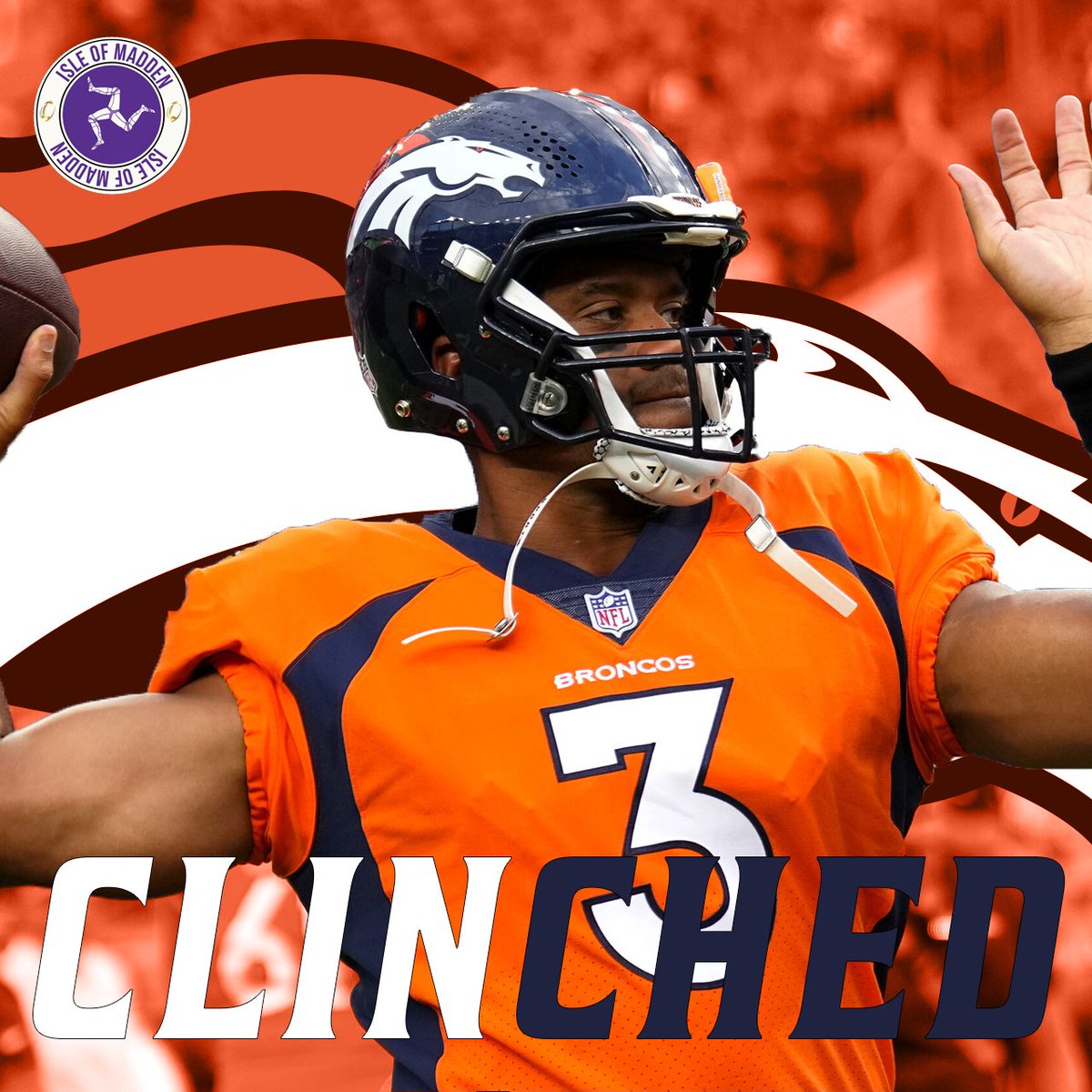 IsleOfMadden's tweet photo. Congratulations to the @BroncosIoM for clinching a playoff position! https://t.co/edJ39S0c96
