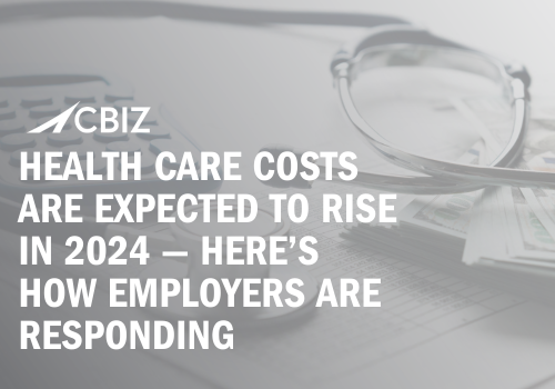 cbz's tweet photo. #Heathcare costs are going up an estimated 8.5%.🔺 Here's why we're seeing increases in 2024 and how employers are responding⤵ #employeebenefits 
https://t.co/6EnuA2Yzfn https://t.co/eT5rKQdDzj