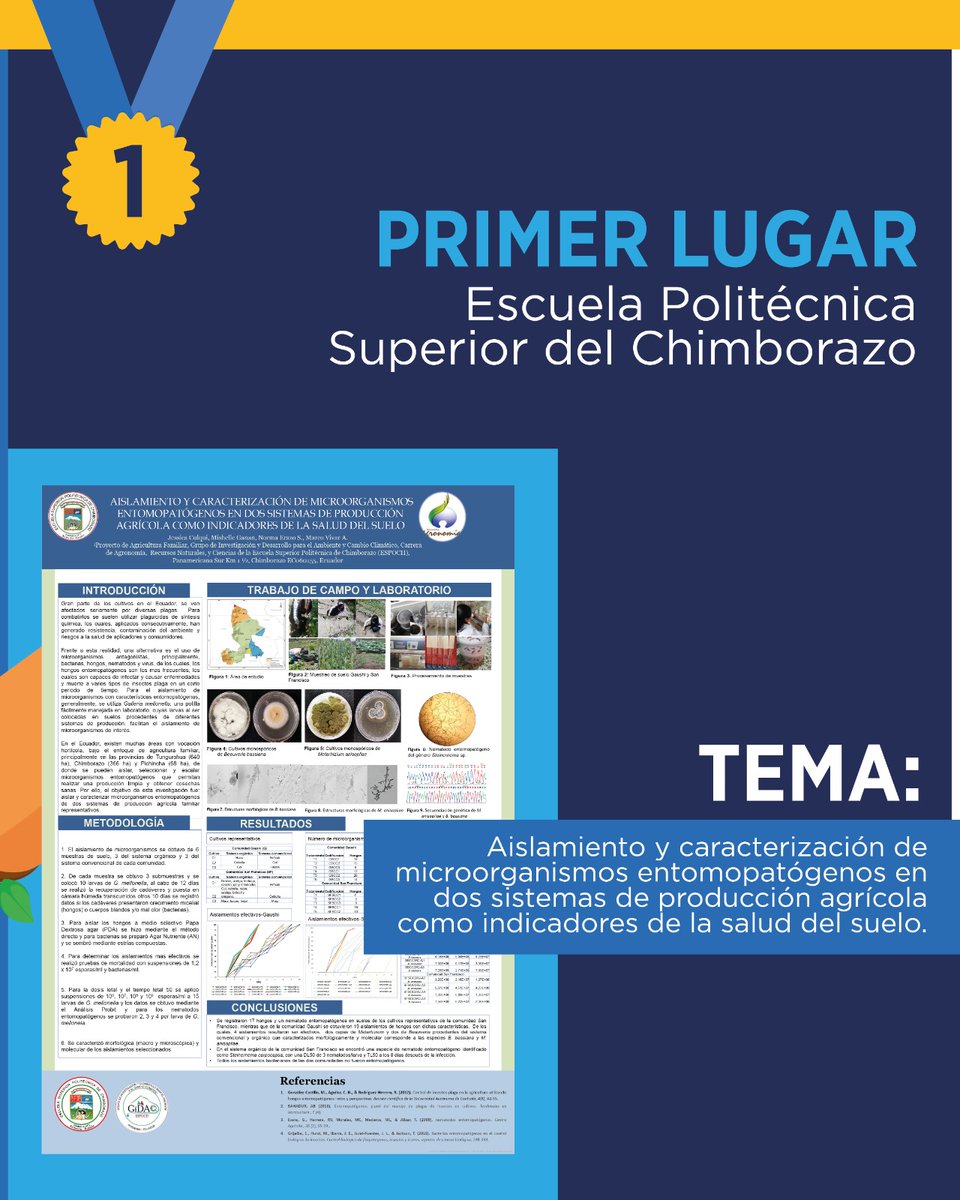 Salud_Ec's tweet photo. #NuestroTrabajoContinúa | Felicitamos a los ganadores del Primer Concurso de Posters Científicos de Salud Ambiental 2023.
Conoce los 3 primeros puestos de este concurso ▶️
https://t.co/yO4wBtzOab https://t.co/3yCrDRgTIW