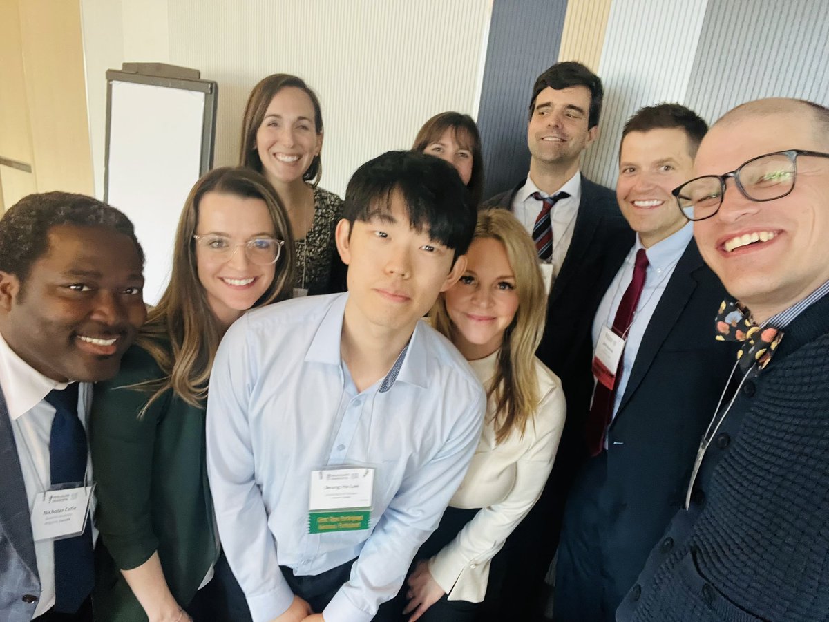 All of the presenters from the #ICRE2023 3:15 Research in Residency Ed (research methods track) session. So much fun (and incredible discussions) when you find your “peeps” @StefSebok @RB_Cavalcanti #metaresearch