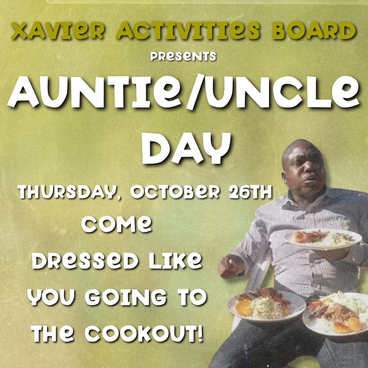 Auntie and Uncle Day, come out dressed like you ready for the cookout🤣 We tryna see the baddest!😝