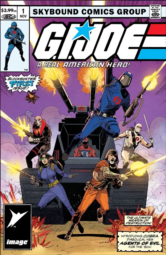 Talking_Joe's tweet photo. GI Joe: A Real American Hero: Larry Hama Cut: One-Shot: #1 Cover B Pat Oliffe Variant; Due for release: 15 Nov 2023
This issue reprints ARAH 1 from 1982 but restores Larry Hama’s original, unedited dialogue, which has never before seen print! https://t.co/1cCpp0ULsu