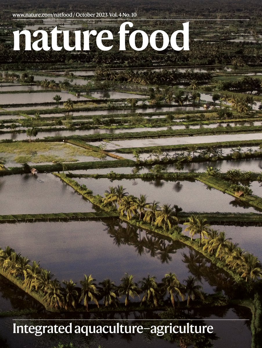 October issue: Meat taxes in Europe, aluminum-resistant bacteria, stem-cell strategies for cultivated meat, crop adaptation to climate change, subsistence fishing, global phosphorus trade, integrated aquaculture-agriculture… and more!
nature.com/natfood/volume…