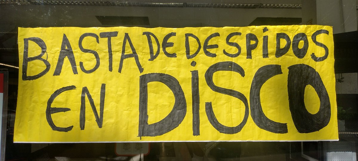 Basta de Despidos arbitrarios en Supermercados Disco!!!!
Basta de Despidos en Cencosud!!

<a href="/discoargentina/">Disco Argentina</a> 
<a href="/jumboargentina/">Jumbo Oferta</a> <a href="/JumboChile/">Jumbo Chile</a> @CencosudArg <a href="/CencosudChile/">Cencosud</a> 
<a href="/MarceloMirabito/">Cristian Marcelo Mirabito</a> 
<a href="/CarlosPerezSEC/">Carlos Pérez</a> <a href="/Cavalieri_SEC/">Armando Cavalieri</a> 
@MinTrabajoAR 
<a href="/SergioMassa/">Sergio Massa</a> <a href="/alferdez/">Alberto Fernández</a> <a href="/CFKArgentina/">Cristina Kirchner</a>