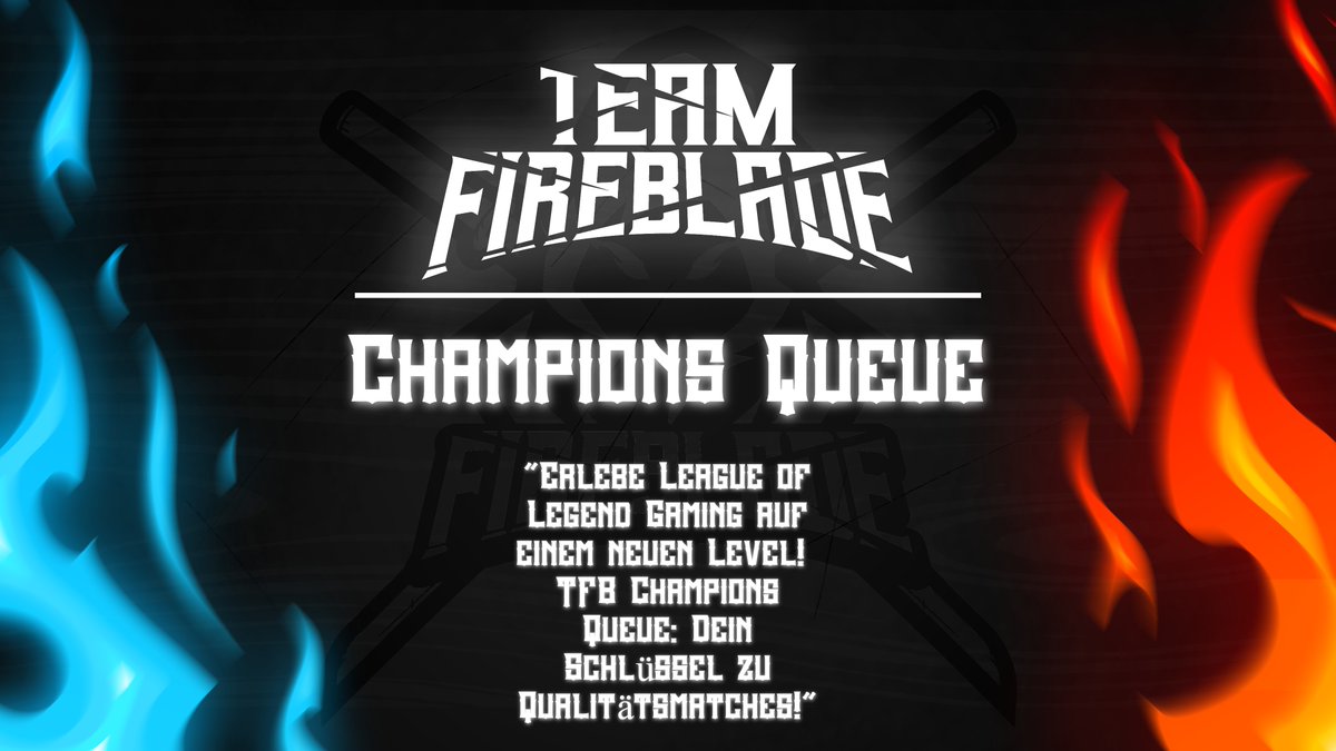 Seid Ihr bereit endlich keine Soloq Probleme mehr zu haben Unser Projekt verwandelt die Art und Weise, wie du League of Legends spielst. Joine der TFB CQ und genieße qualitativ hochwertige Spiele in unserer  Queue, die dank eigenem MMR System und Voice Channels die Probleme löst.