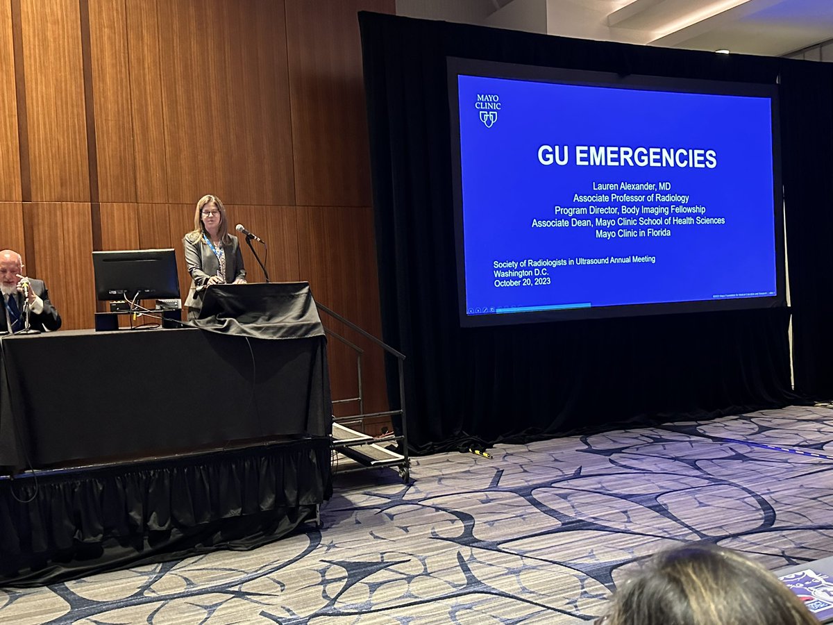 Melanie P. Caserta, MD (@mpcaserta) on Twitter photo Great overview of #ultrasound in GU Emergencies by Dr. Lauren Alexander at #SRU23 <a href="/MayoRadiology/">Mayo Clinic Radiology</a> <a href="/MayoFLBodyImg/">Body Imaging Fellowship at Mayo Clinic in FL</a> #SeeingIsSaving Great overview of #ultrasound in GU Emergencies by Dr. Lauren Alexander at #SRU23 <a href="/MayoRadiology/">Mayo Clinic Radiology</a> <a href="/MayoFLBodyImg/">Body Imaging Fellowship at Mayo Clinic in FL</a> #SeeingIsSaving