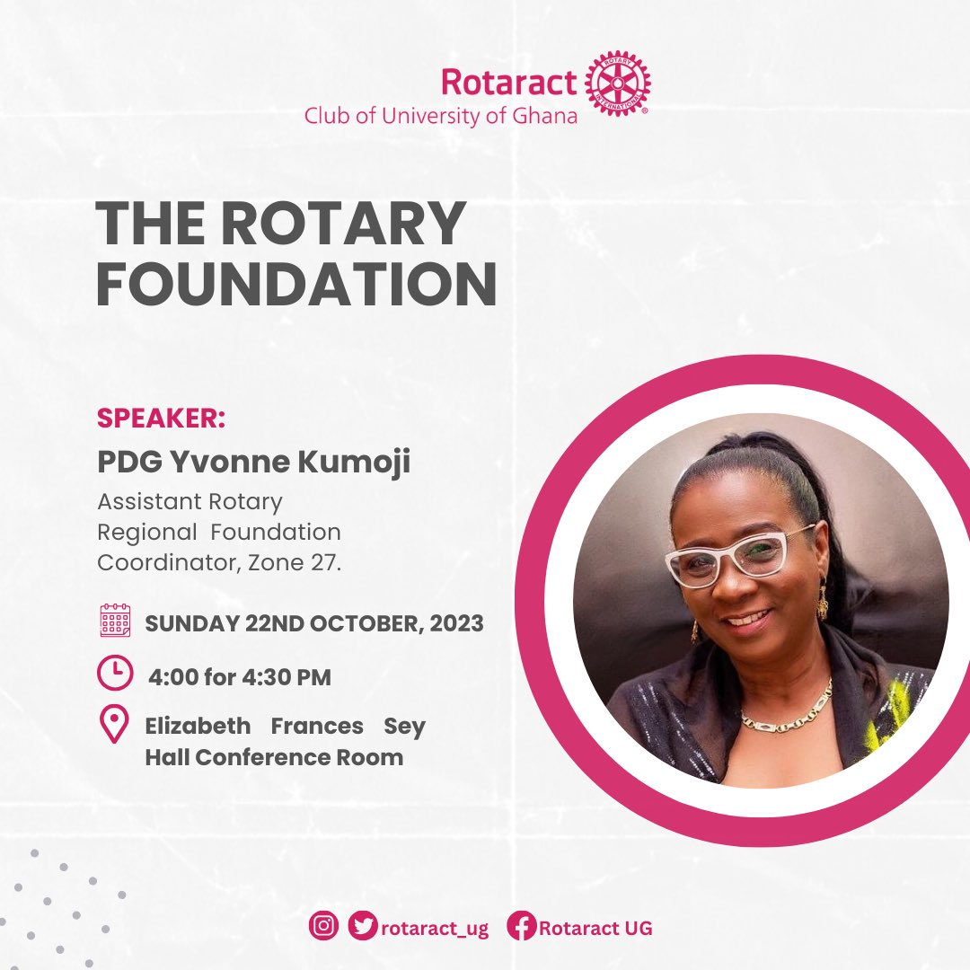 Rotaract Club of UG tweet media