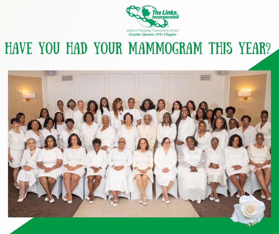 Today is National Mammography Day 🌸 On this Mammogram Day, let's take a moment to highlight the importance of regular screenings. Early detection saves lives. Schedule your mammogram and encourage your loved ones to do the same. 💕 

#BreastCancerAwareness  #GreaterQueensLinks