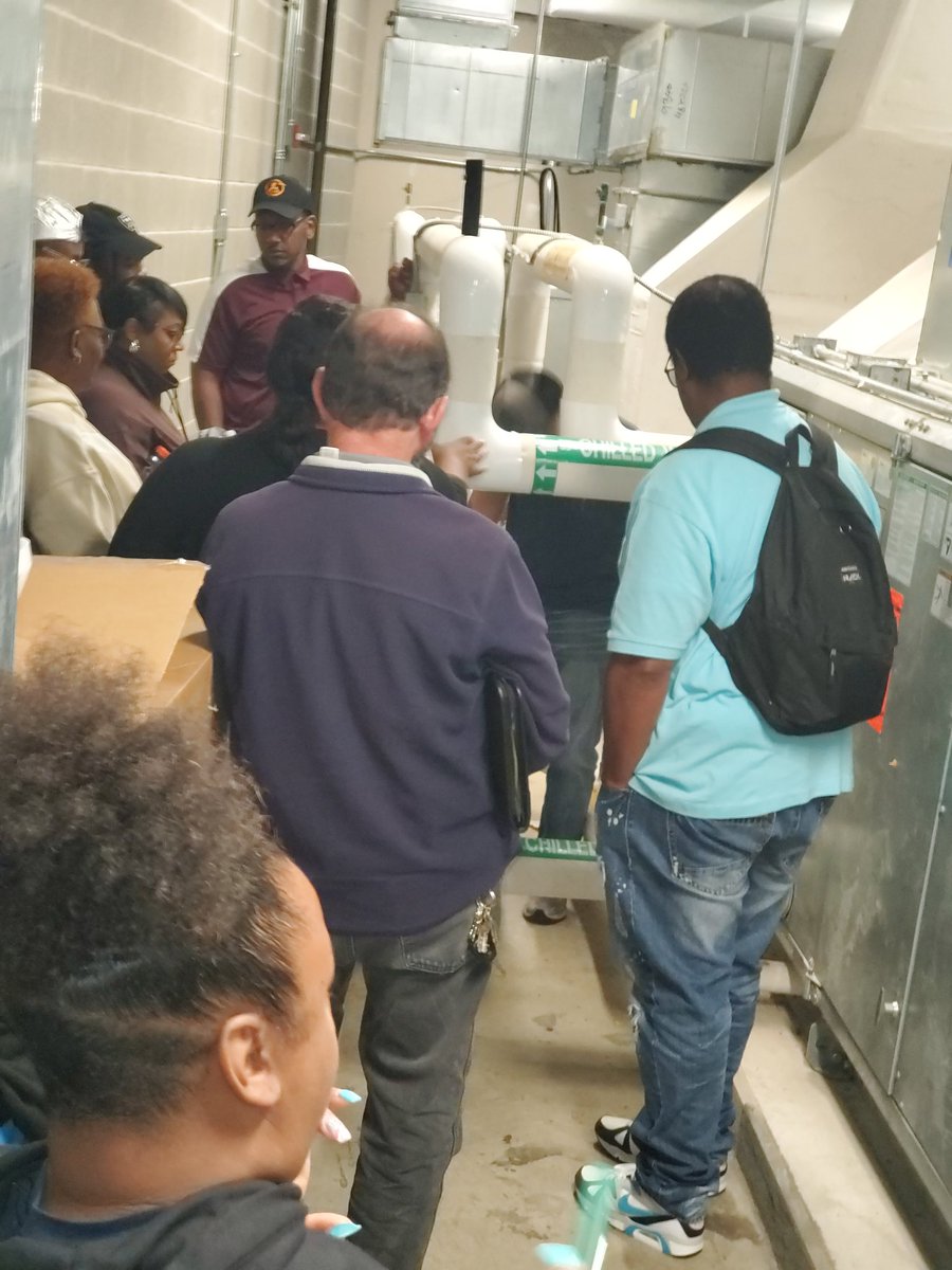 RonCarey13's tweet photo. Big Shout out to @MrMartinNTHS for hosting our NW Area Facilities Professional development today. Mr. Martin led a our group in a conversation about leading and working with educational leaders. We also covered basic plumbing, Preventative maintenance, and new time keeping system https://t.co/sgX8aF6OWr