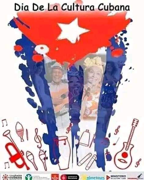 #CubaEsCultura  late nuestros corazones al entonar nuestro himno nacional y al cántarlo sentimos que estamos en la gloria #Cuba es el estremecimiento por el amor a la Patria amada, hoy día de la cultura cubana. No te acuerdas gentil bayamesa que tu fuiste mi sol refulgente .