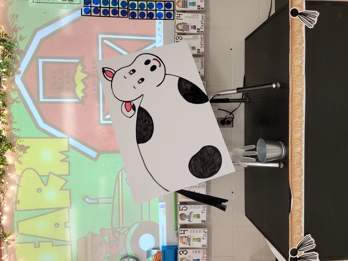 lps_mrswright's tweet photo. @TweetDCS_LPS  we wrapped up our CKLA farm week with some fun activities. Milked our cow! We designed, drew and colored our own farms. We failed in our attempt to make butter, but we had fun trying! https://t.co/Nbaptk8UHQ