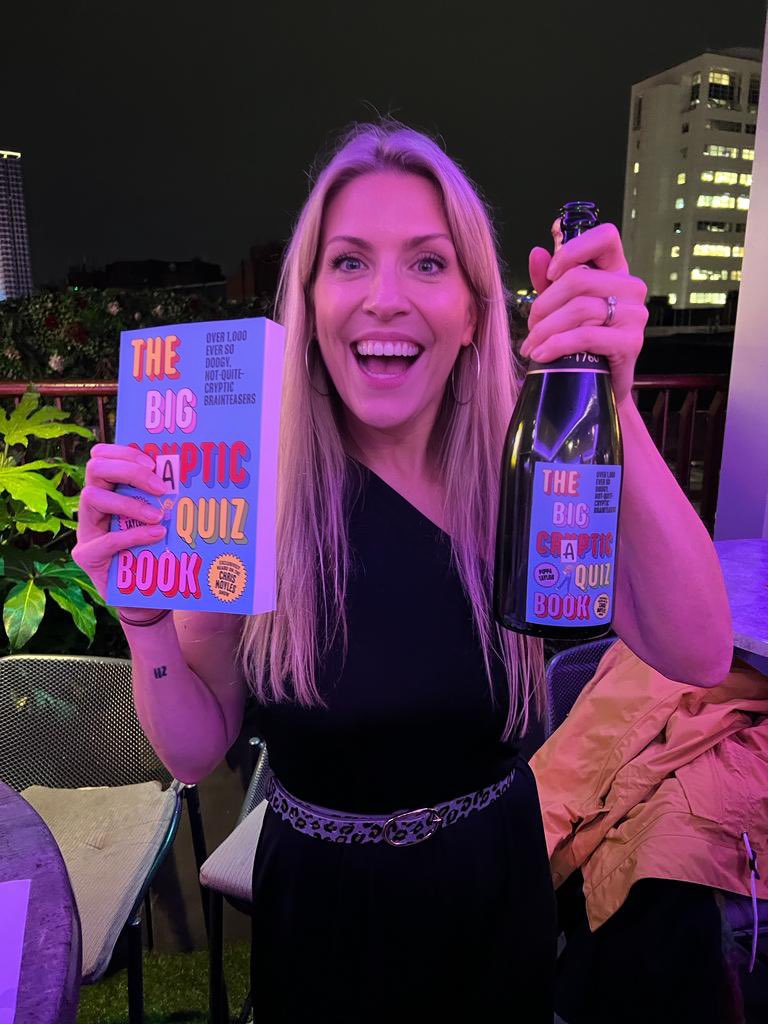 Sorry sorry just one or two more posts here and there as so bloomin excited! But had such a fun book publication day for #TheBigCrapticQuizBook… thanks so much everyone for just being so LOVELY 🥰🍾🥳🥂 @EburyPublishing @watsonlittle @HippodromeLDN smarturl.it/BigCrapticQuiz…