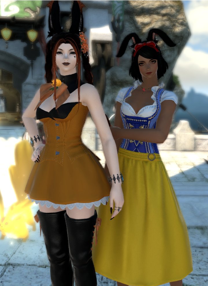 IzzybunFFXIV's tweet photo. Found this cute snow white @xivwillow 
#GPOSER #Izzybun https://t.co/xv9BHRYWHQ