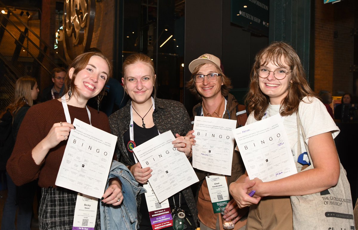 geosociety's tweet photo. What an amazing week it has been for our #geoscience #community! We hope that you had a fantastic experience at #GSA2023 &amp; we are truly inspired by all of the exceptional people that continue to shape the future of geoscience.
#EarthScience #Geology  #GeologyRocks @magabritle https://t.co/MVAxBtQ0Lt