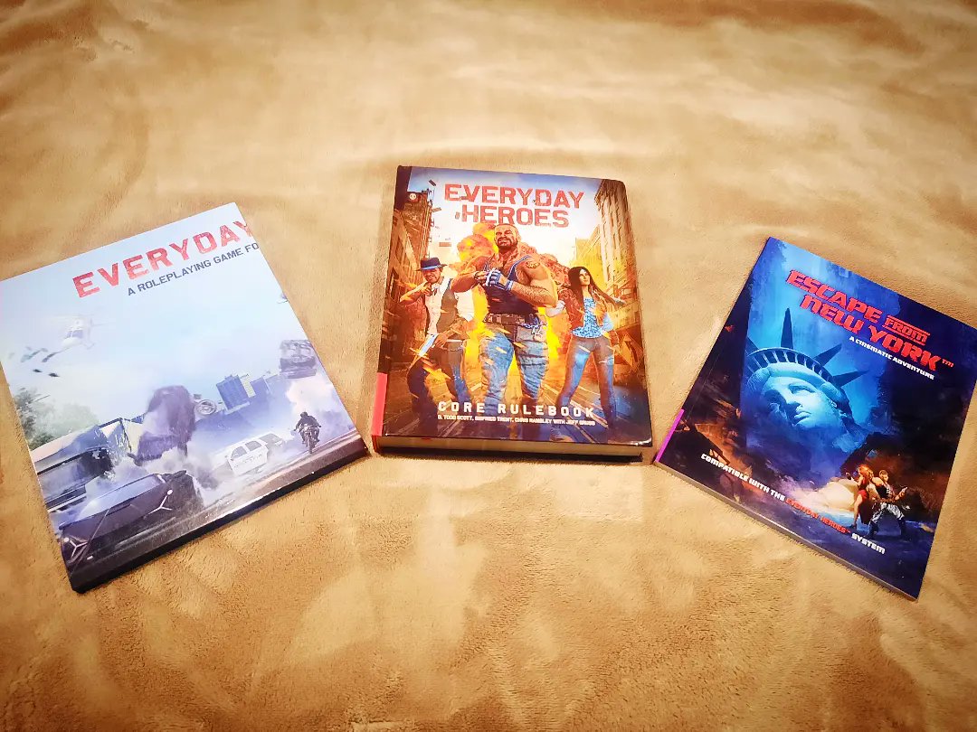 TenTimesTen_100's tweet photo. Everyday Heroes, anyone? ๐๐ฏ
Sometimes, it's just so much cooler to be an average person saving people~
A fantastic 5e compatible TTRPG game from @evil.genius.games ๐ช๐พ
#tentimesten #everydayheroes #5e #dnd #ttrpg #ttrpgcommunity #gaming #5ecompatible #gamers https://t.co/lhl8UnotvW