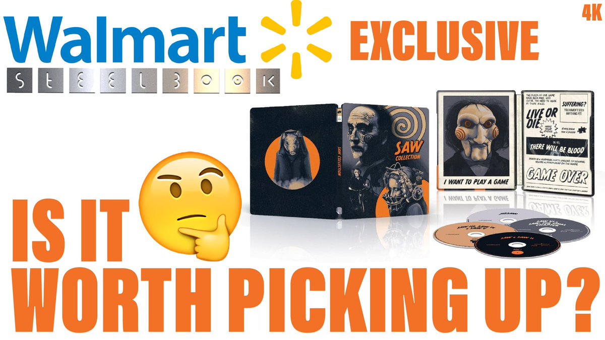 MarcTheLlama91's tweet image. Want to find out?
Click 👉 youtu.be/8HqXmLQKk64?si…
Pls 👍, sub, share

@OnlySteelBook @Walmart #saw #jigsaw #sawcollection #kingdomhearts #llamasproductions #bestbuy #marvel #disney #starwars #dc #wb #reaction #marcthellama91 #movie #movies #moviereview #steelbook #viral #fyp