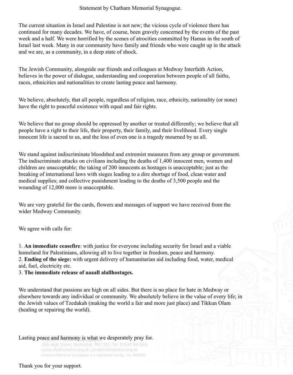 Chatham Memorial Synagogue tweet media