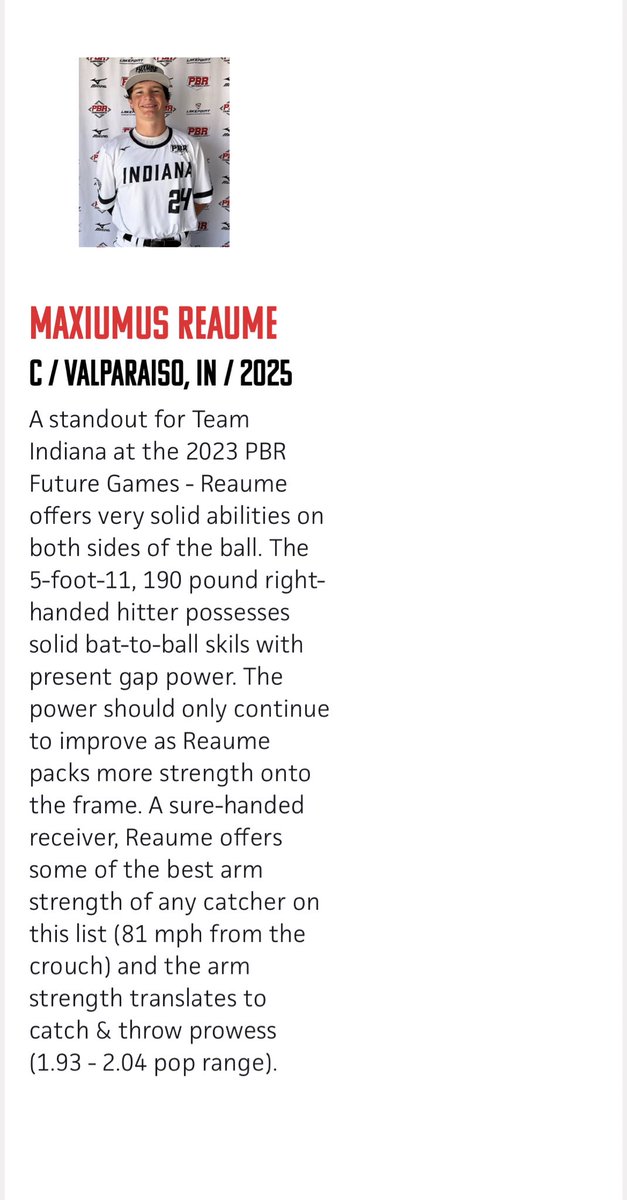 MaxReaume12's tweet photo. Thank you @CTrinkle23 @PBRIndiana for the write up!!! @VVikingbaseball @HitDogsAcademy @baseballcrazy00 https://t.co/mWKNZW9j8P