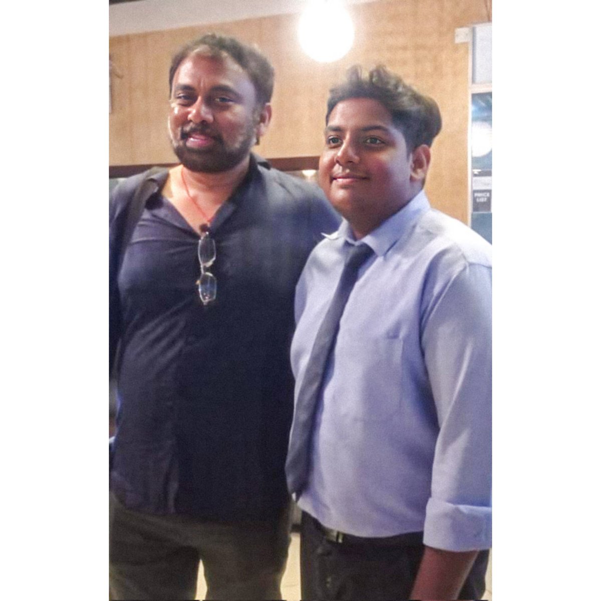 tishmii's tweet photo. Dear sir ! Warmly welcomes you to srilanka sir , Kindly please try to add @Jharrisjayaraj sir in your next film. it's the one and only wish for every haaris sir fan❤️ @directrnkrishna https://t.co/zxFpHNPfIa