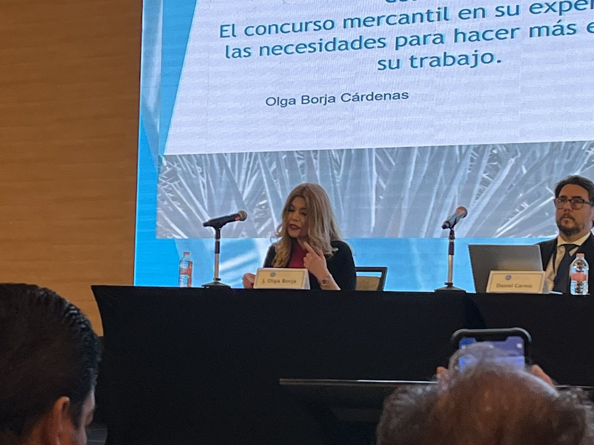 RRojasVertiz's tweet photo. Brillantes exposiciones de la Jueza Olga Borja, el Juez @danielcarnio y la Magistrada @MaHdzChongCuy en torno a los #concursosmercantiles y procesos de insolvencia en la XIX Congreso Instituto Iberoamericano de Derecho Concursal #insolvency #restructuring https://t.co/pz7eCCncG2
