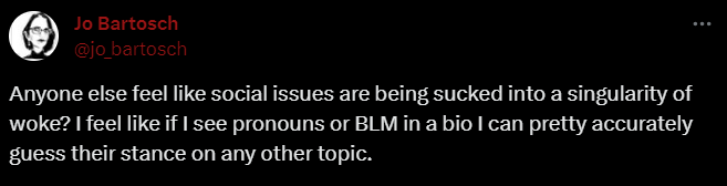 joss_prior's tweet photo. Yeah, this.

It turns out people who arent racist, usually aren't homophobic or transphobic etc etc..
For the faux-feminists out there, its called intersectionality.

Good people generally dont pick and choose which minorities they support.

They support humanity. https://t.co/MRpr6kG64K