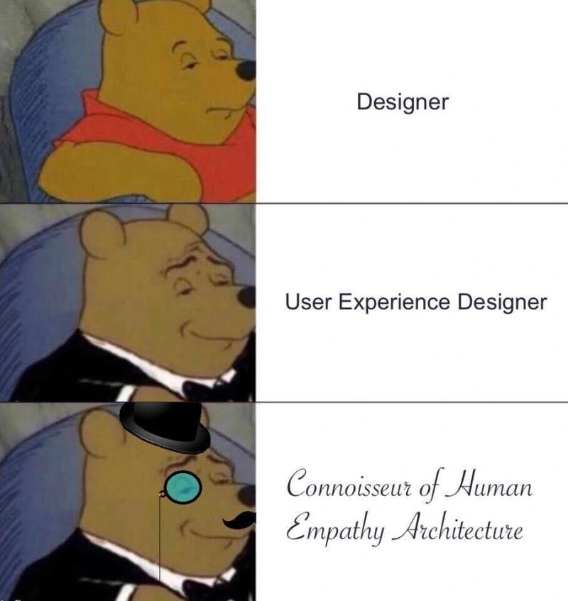 orizondesign's tweet image. These job titles are starting to get out of hand...😉🤣

Meme by Mitchell Clements
#DesignMeme #DesignerHumor