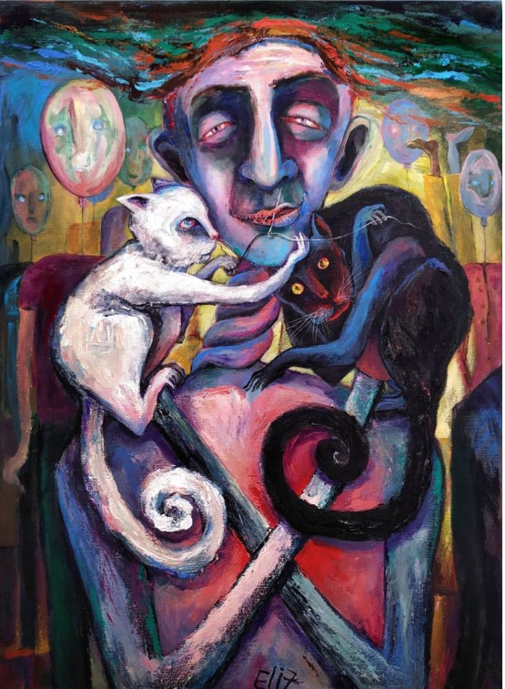 WomensArtForAll's tweet photo. Elisheva #Nesis (@ElishevaNesis) •Intoxicated With Absurd• #WomensArt #ArtByWomen #WomenArtists https://t.co/7lK6fkR2gc